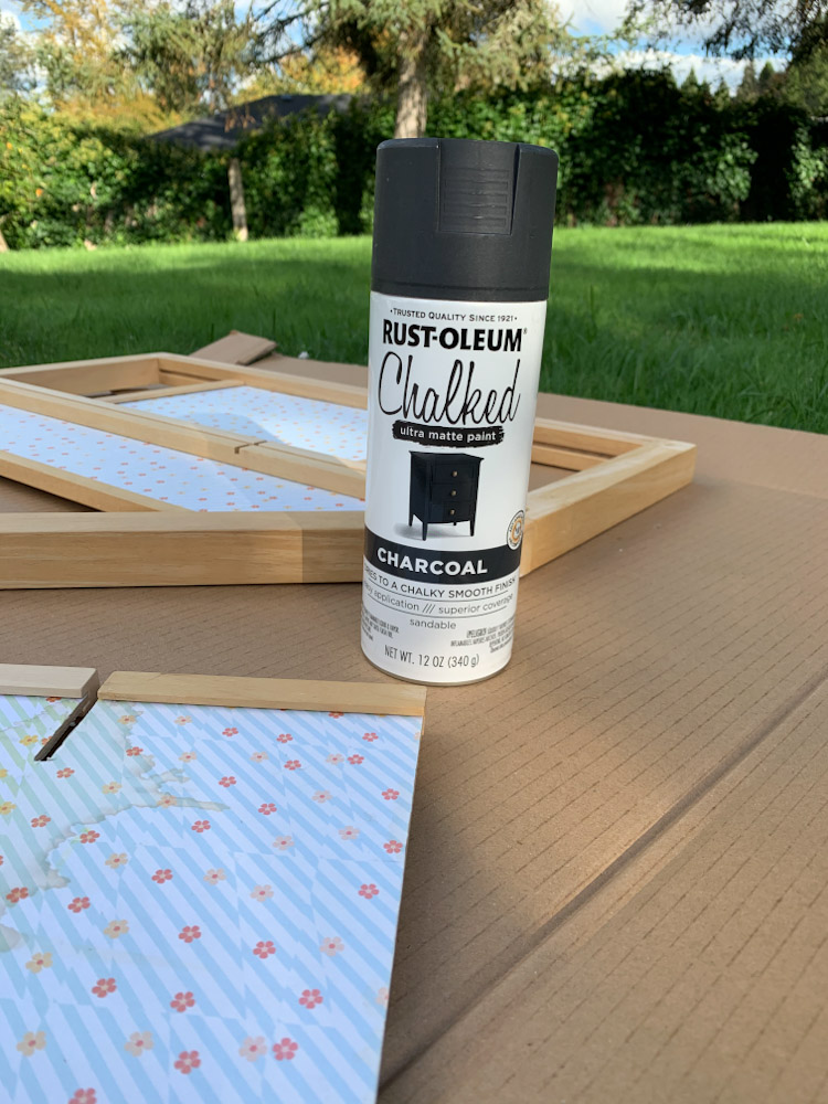 Rust-oleum chalked charcoal