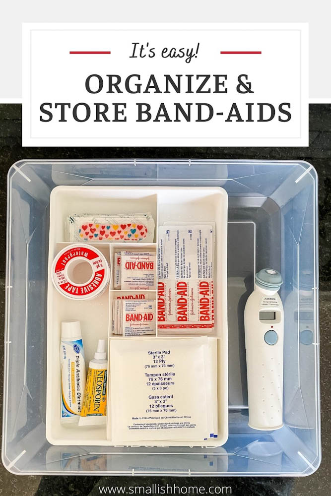 organized band aids
