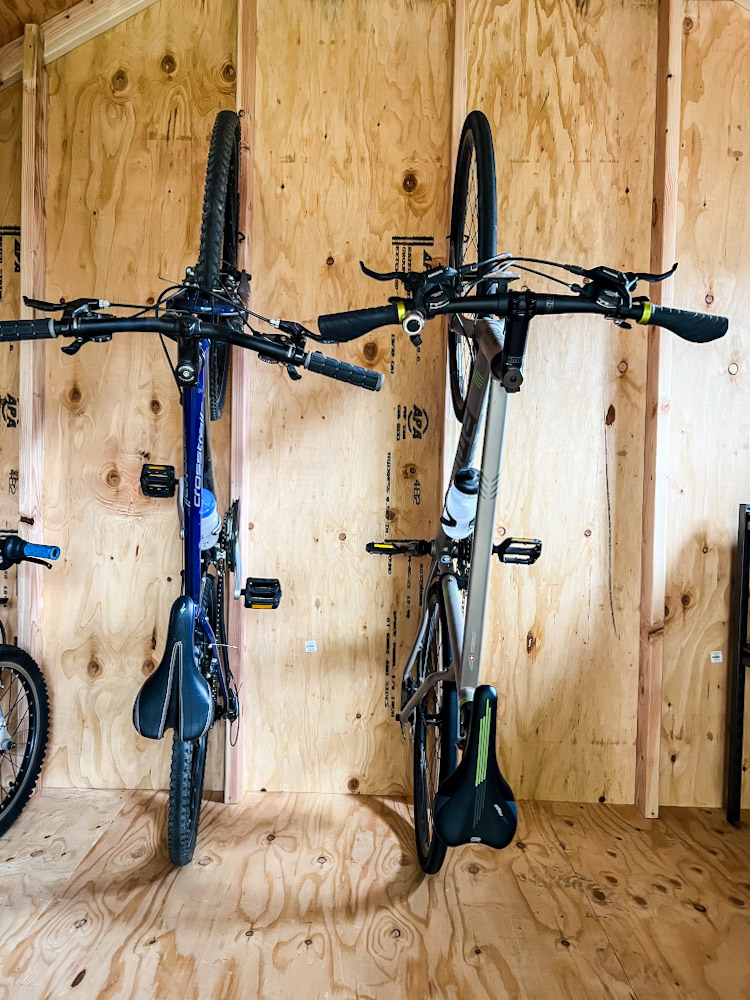 The Easiest (& Cheapest) Way To Hang Bikes On A Wall - Smallish Home