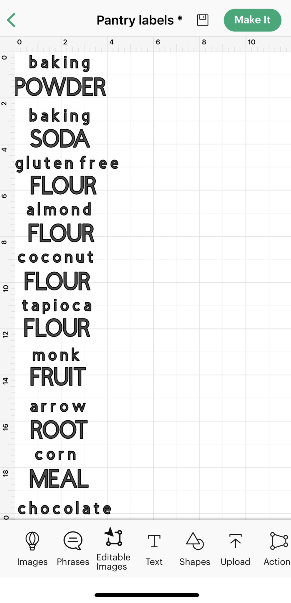 How To Make Vinyl Pantry Labels With A Cricut Smallish Home