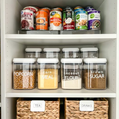 How to Organize a Deep Pantry