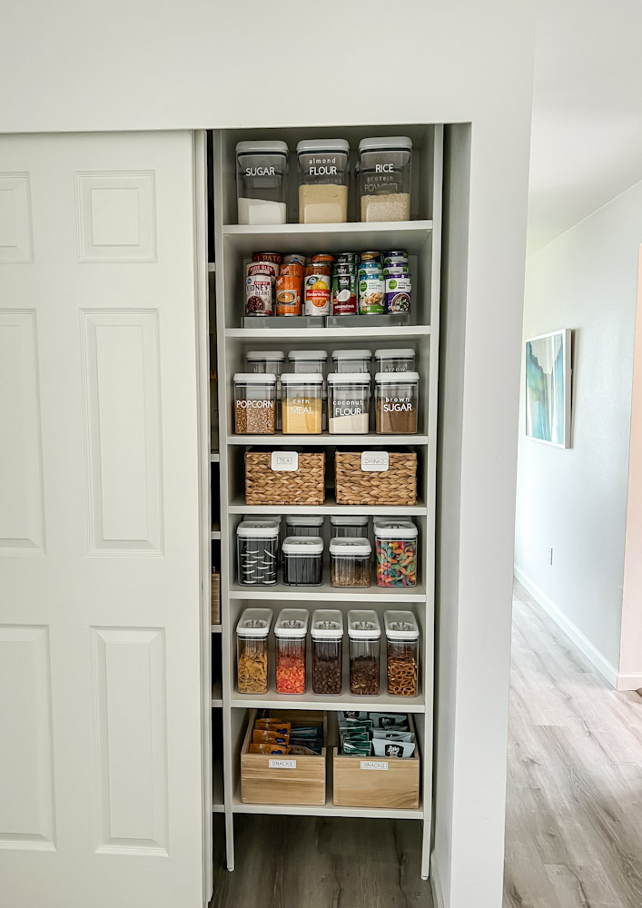 Adding shelves to pantry
