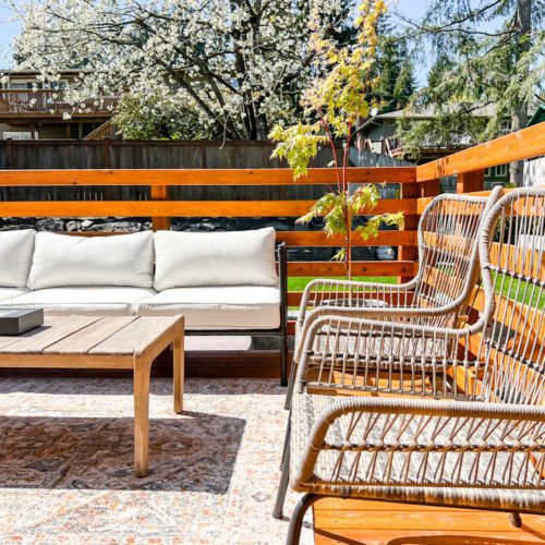 Decked Out For Summer + Tips for Selecting Small Space Patio Furniture That Lasts
