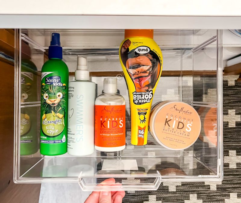 How to Organize and Add Storage to a Shared Kids Bathroom - Smallish Home