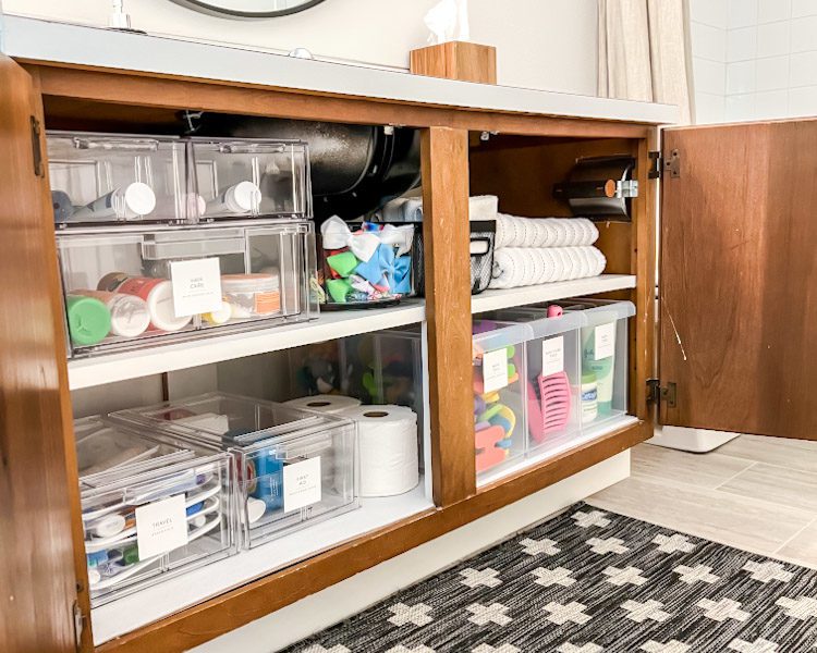How to Organize and Add Storage to a Shared Kids Bathroom